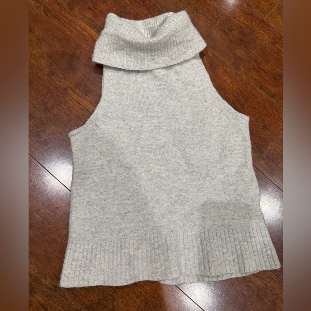 Madewell Heather Gray Cowl Neck Sweater